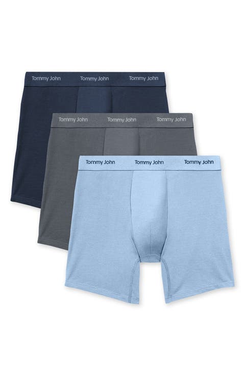 3-Pack Essential Second Skin Boxer Briefs
