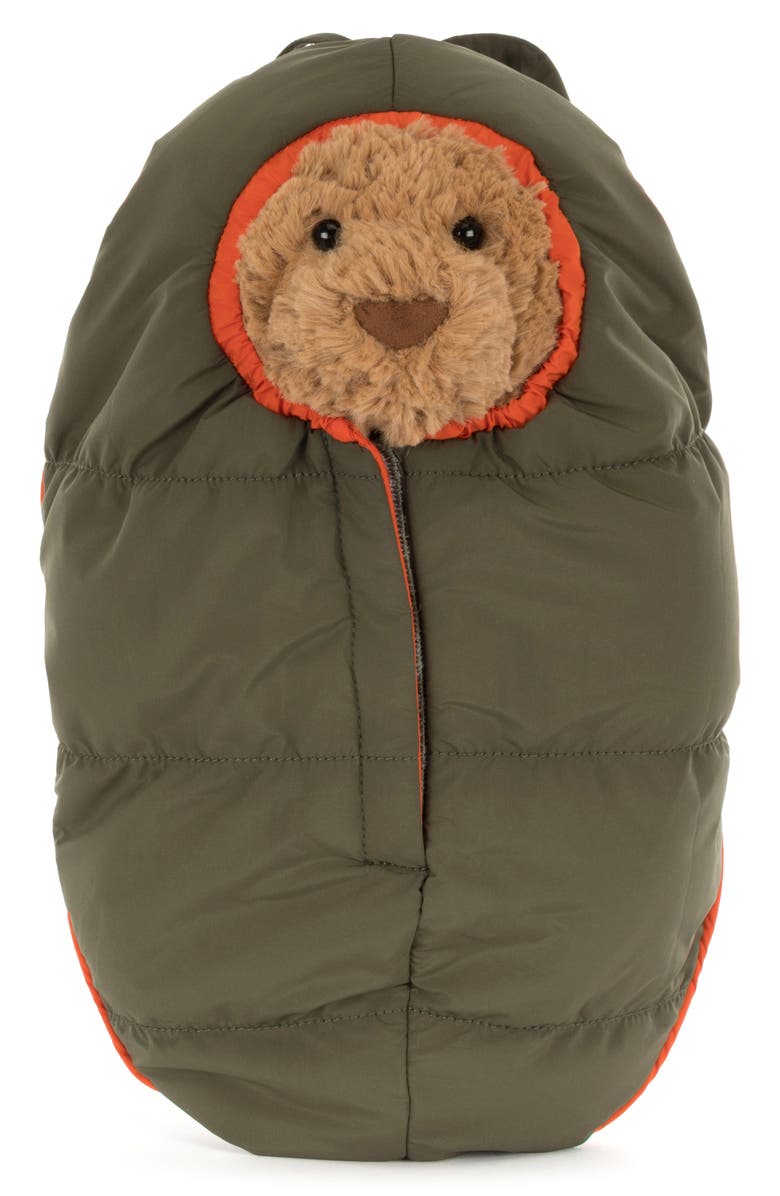 Jellycat Bartholomew Bear Hiking Outfit Large Plushie, Alternate, color, Brown