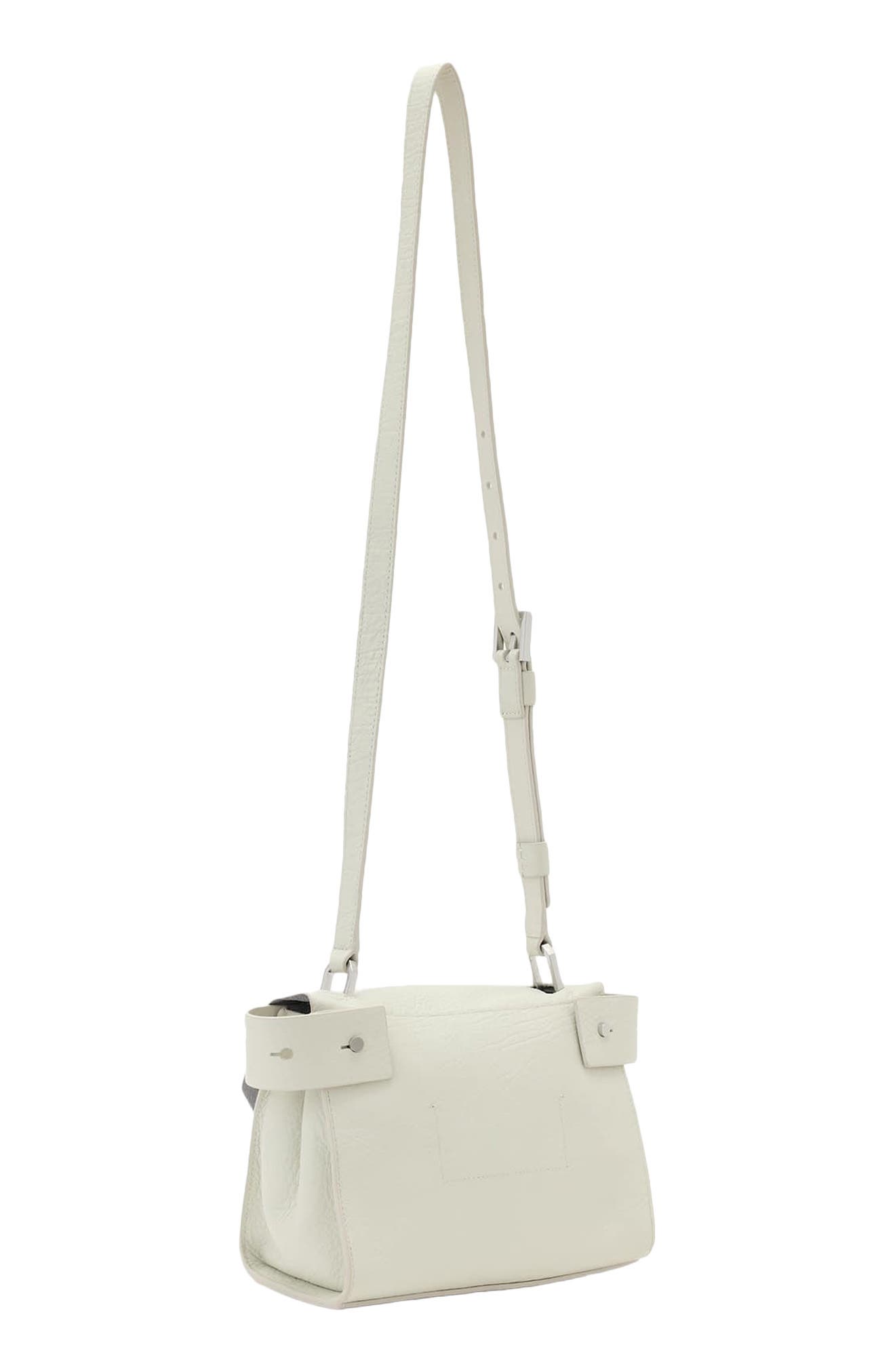 Mini Ursa Leather Crossbody Bag, Alternate, color, BIRCH WHITE