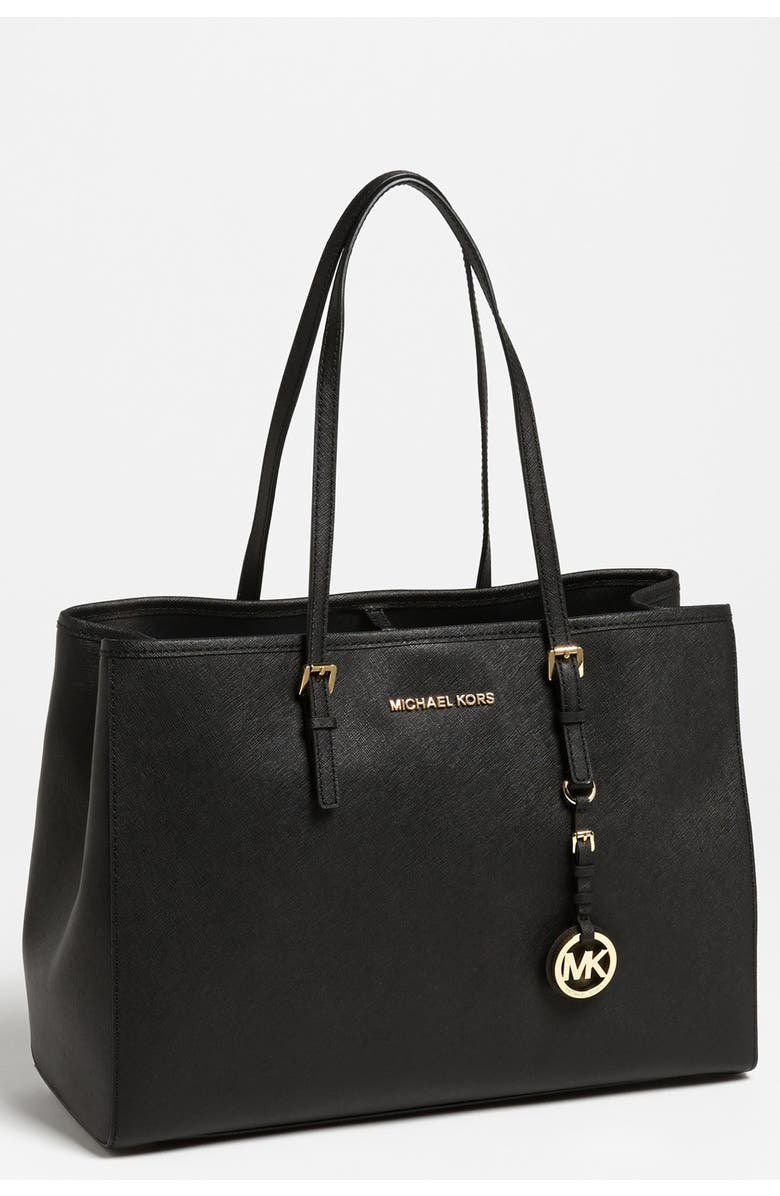 MICHAEL Michael Kors 'Jet Set - Large' Travel Tote, Main, color,