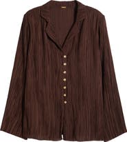 Cult Gaia Alyona Plissé Shirt