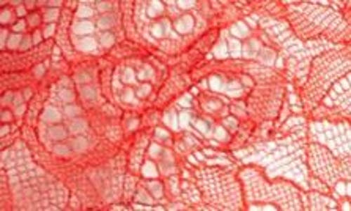 Kilo Brava Drawstring Waist Eyelash Lace Teddy In Classic Red