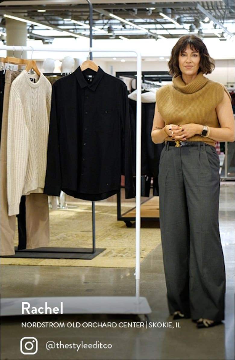 Wardin Solid Button-Up Shirt, sales video thumbnail