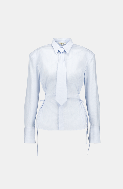 Thia Stripe Button Up Shirt