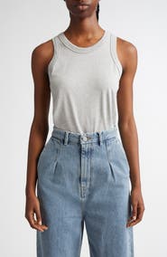 LOULOU DE SAISON Poso Supima® Cotton Tank