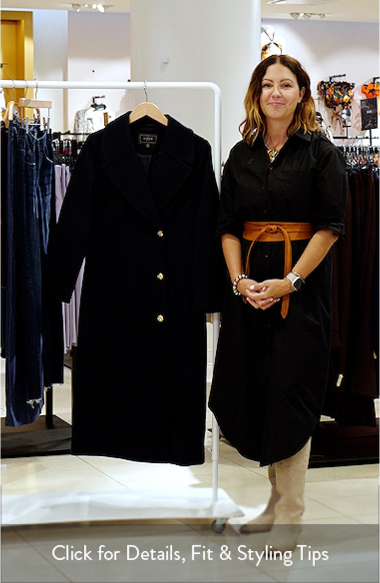 Button Longline Coat, sales video thumbnail
