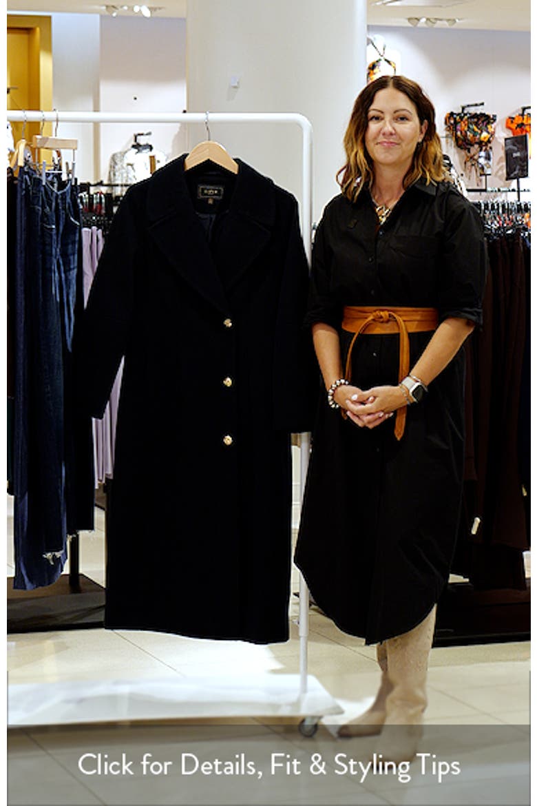 Button Longline Coat video