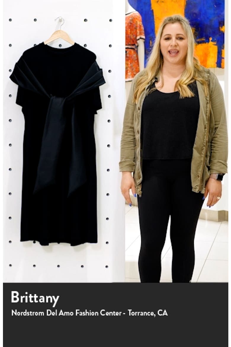 Bow Detail Midi T-Shirt Dress video