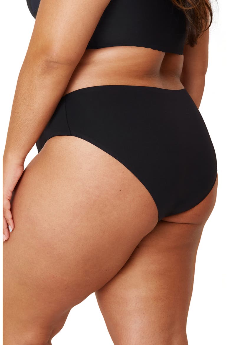 Period & Leak Proof Moderate Absorbency Briefs, Alternate, color, BLACK