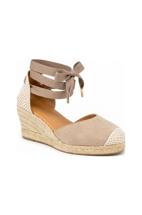 Jimena Mid Laces Espadrille Sandal
