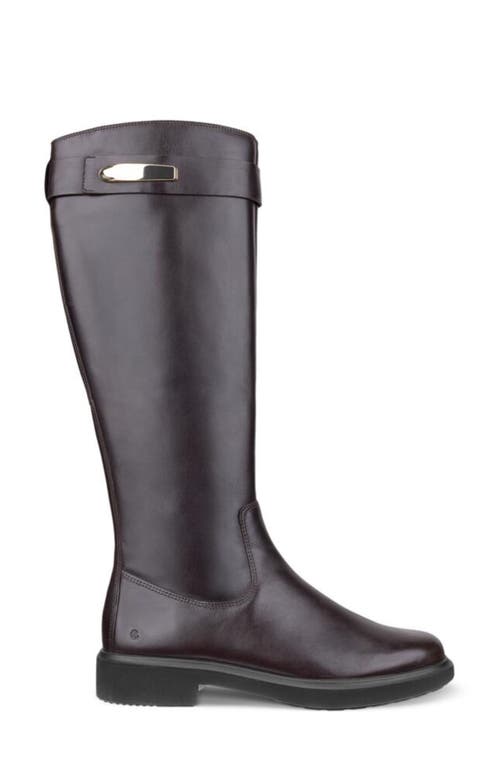 Ecco Metropole Amsterdam Knee High Boot In Animal Print