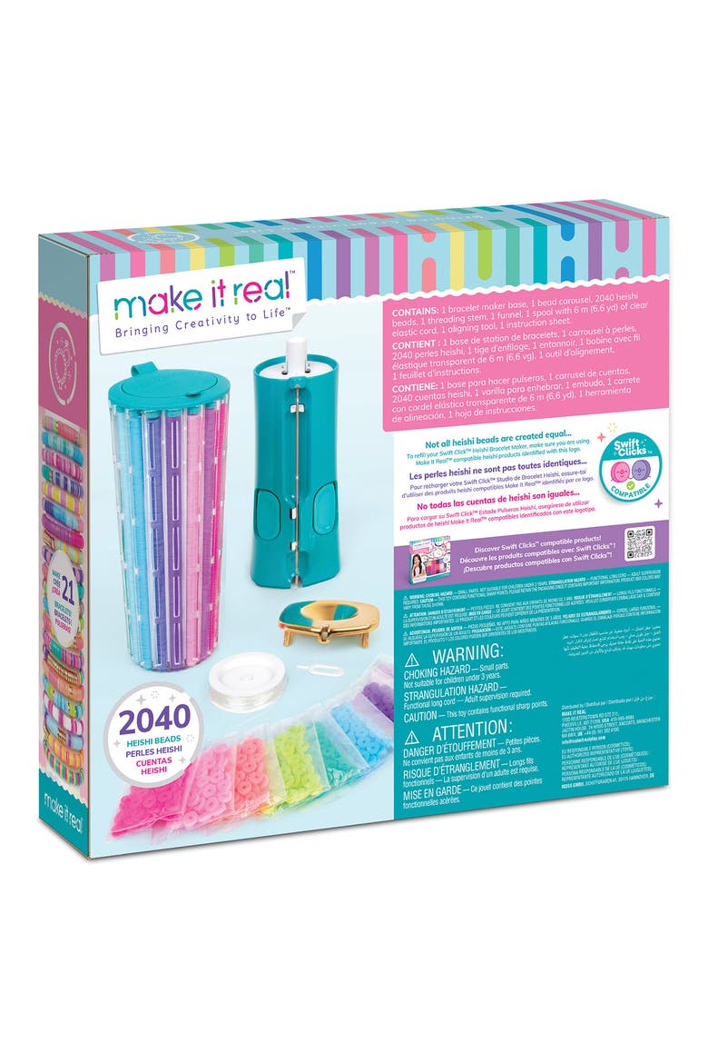 Swift Clicks Heishi Bracelet Making Kit, Alternate, color, MULTI