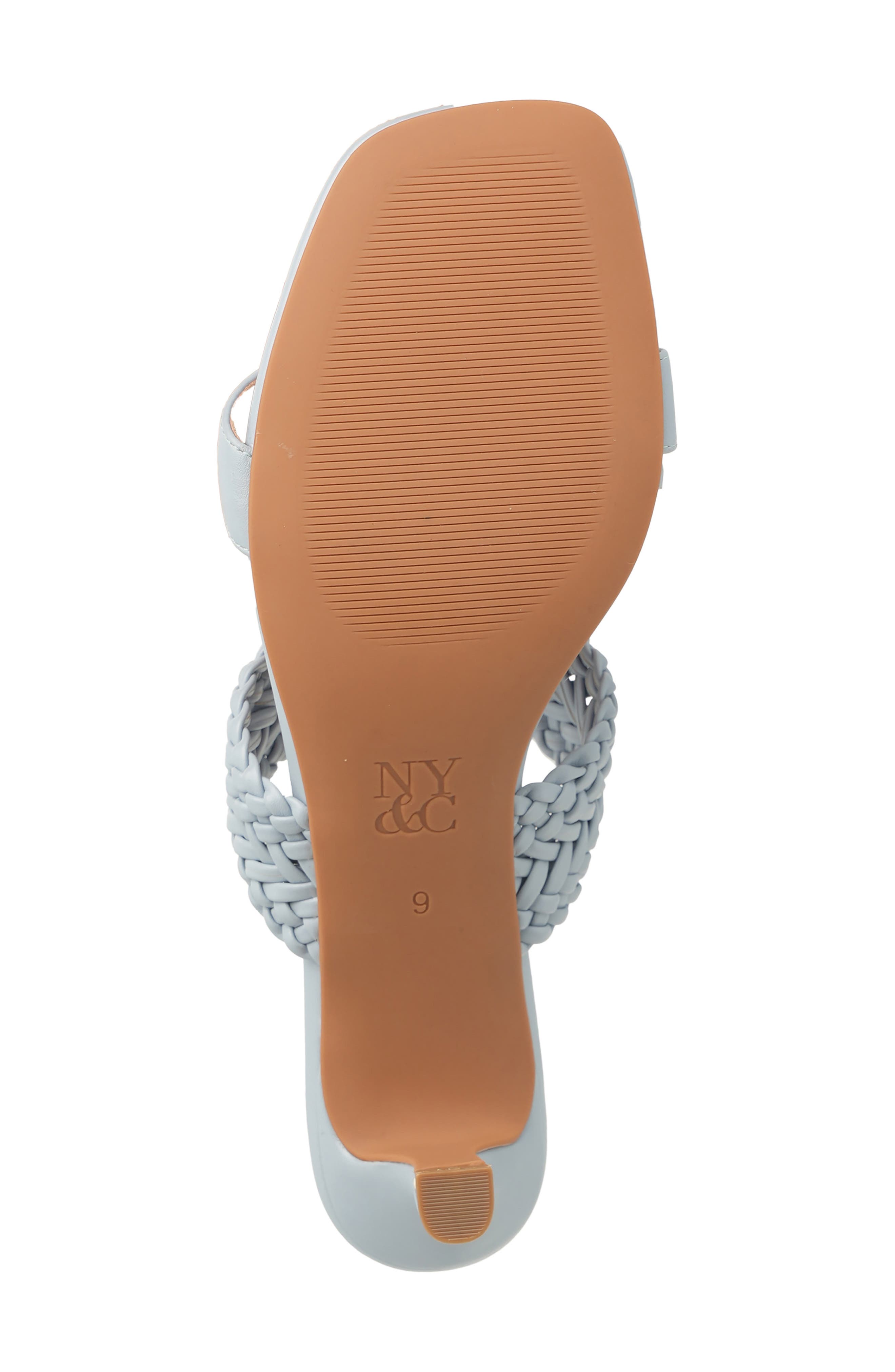 Gretchen Kitten Heel Slide Sandal, Alternate, color, BLUE