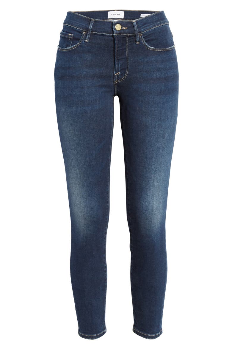 Le Skinny de Jeanne Crop Skinny Jeans, Alternate, color, BONN