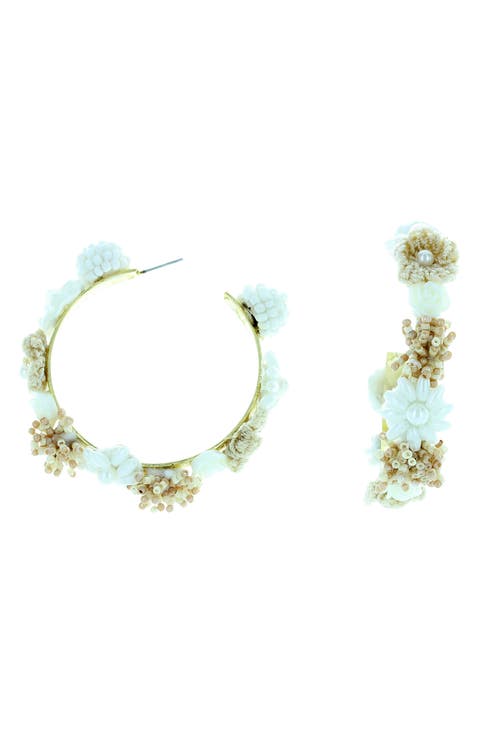 Liona Resin Half Hoop Earrings