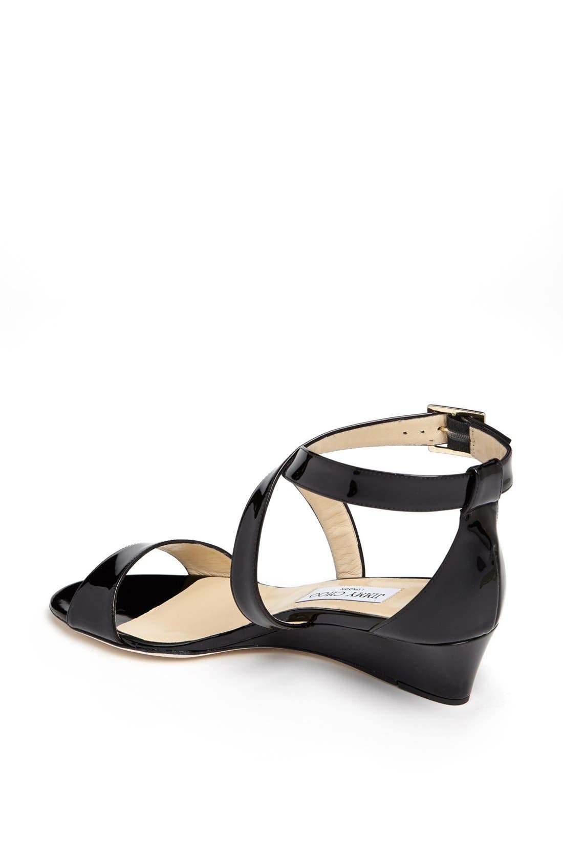 Jimmy Choo 'Chiara' Strap Wedge Sandal, Alternate, color, 