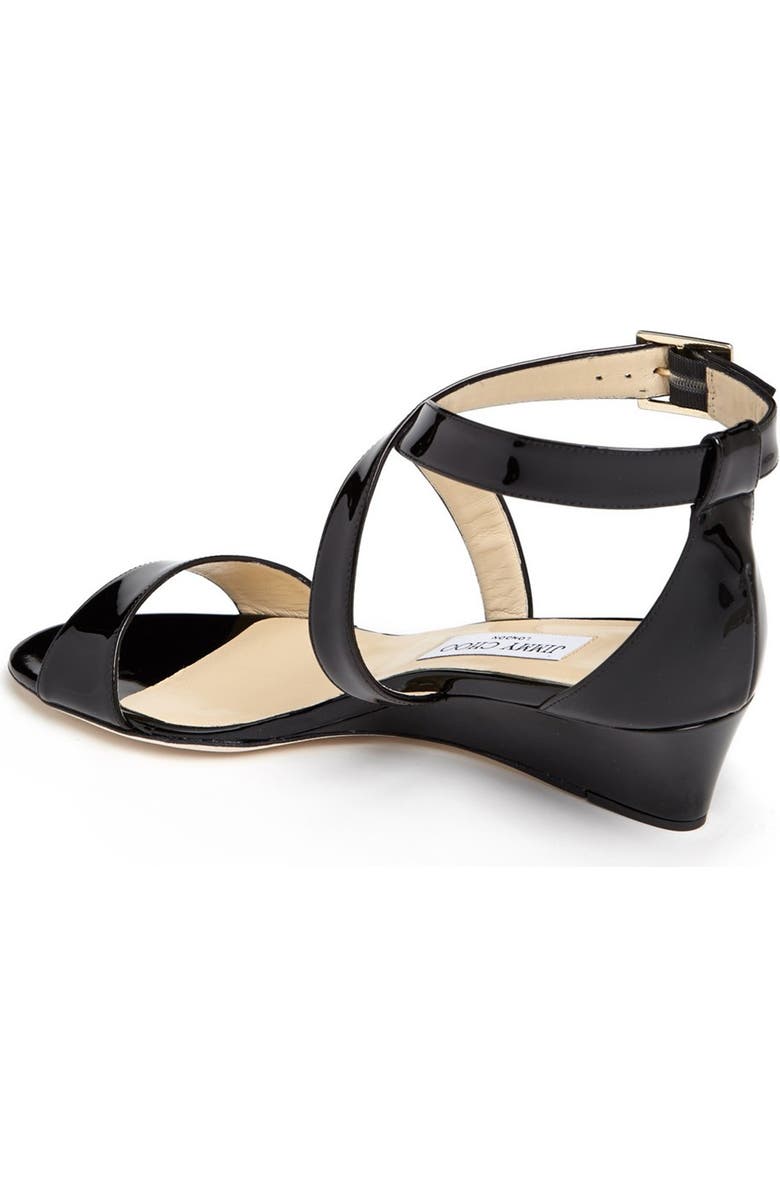 Jimmy Choo 'Chiara' Strap Wedge Sandal, Alternate, color,