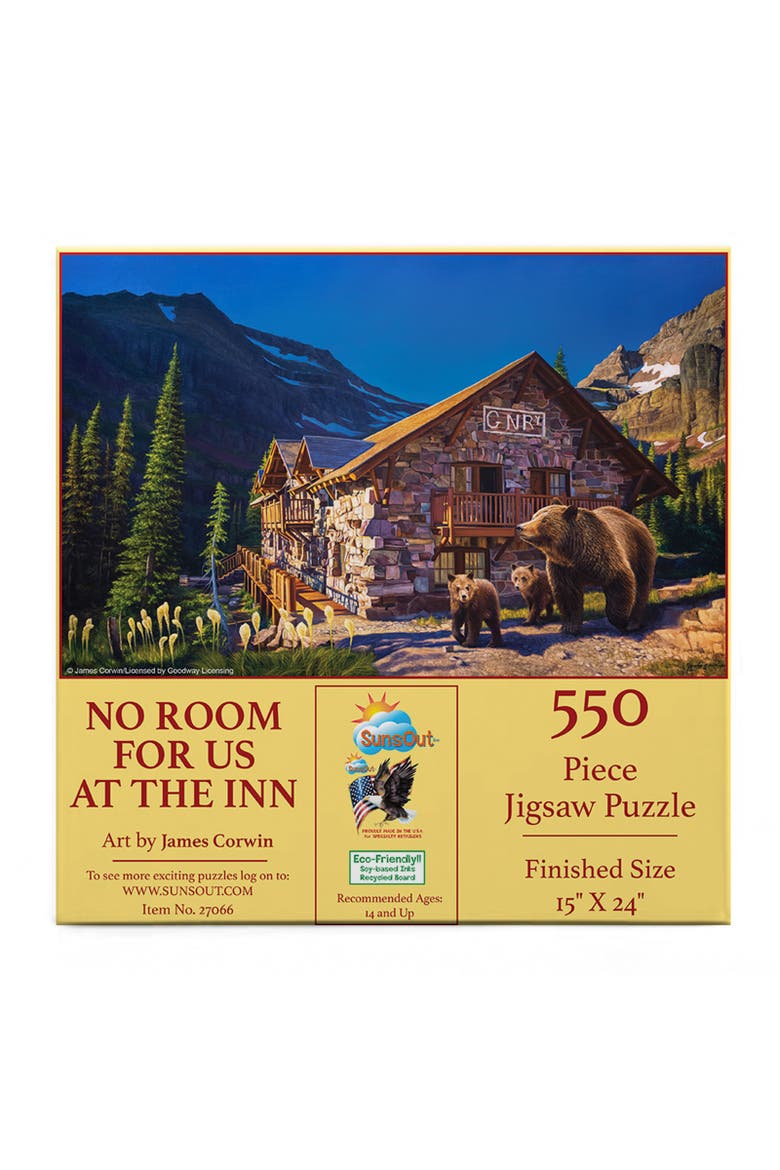 No Room for us at the Inn 550 piece Jigsaw Puzzle for Adults, Alternate, color, Multicolor