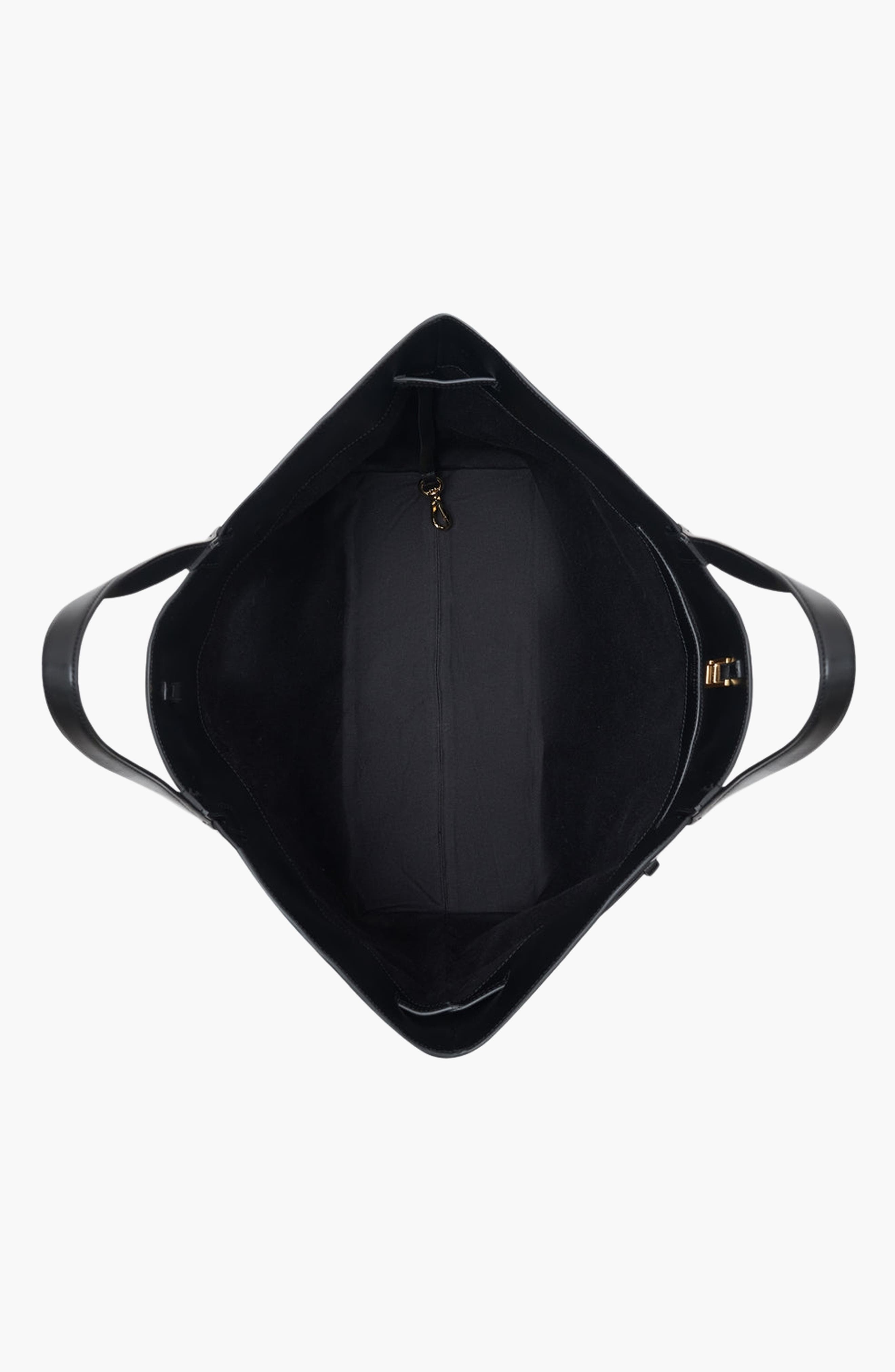 Elly Tote Grained Leather, Alternate, color, Black