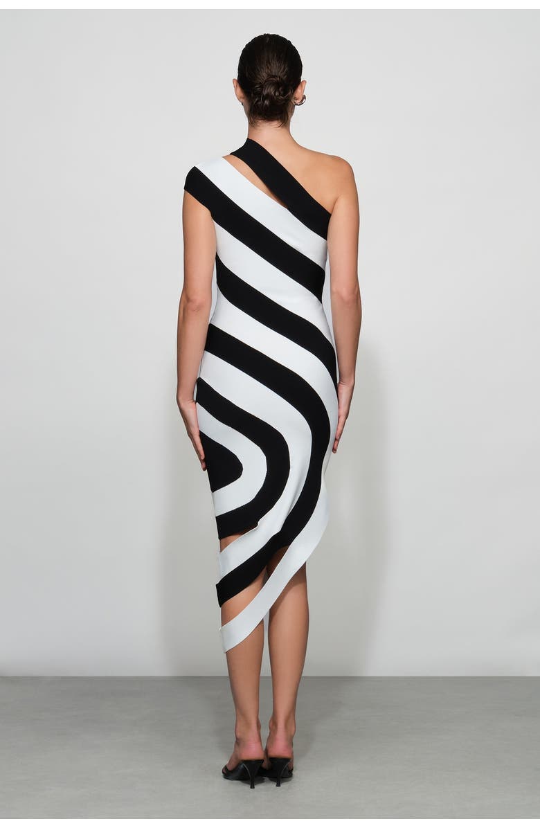 Et Ochs Stellan Knit Midi Dress, Alternate, color, Black/White