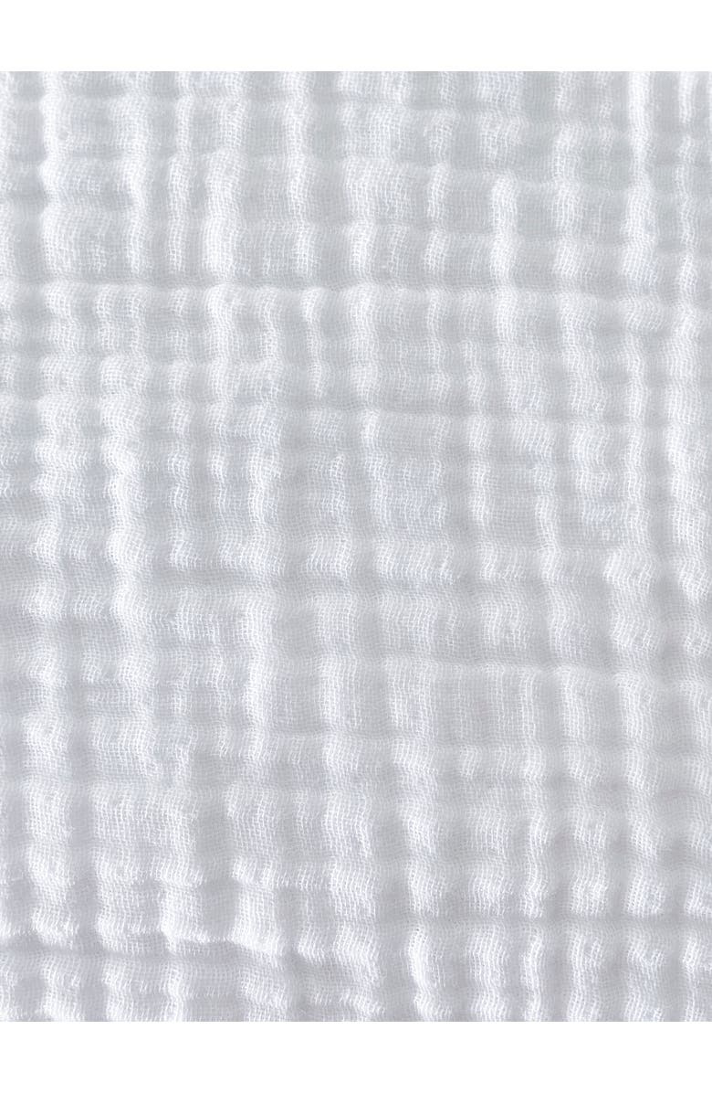 Anaya Crinkled Cotton Cuddle Hooded Poncho, Alternate, color, Charcoal Grey