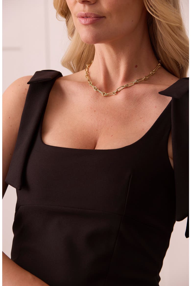 16-Inch Gold Paperclip Necklace, Alternate, color, YELLOW GOLD