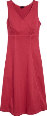 Emporio Armani Sleeveless Denim Midi Dress