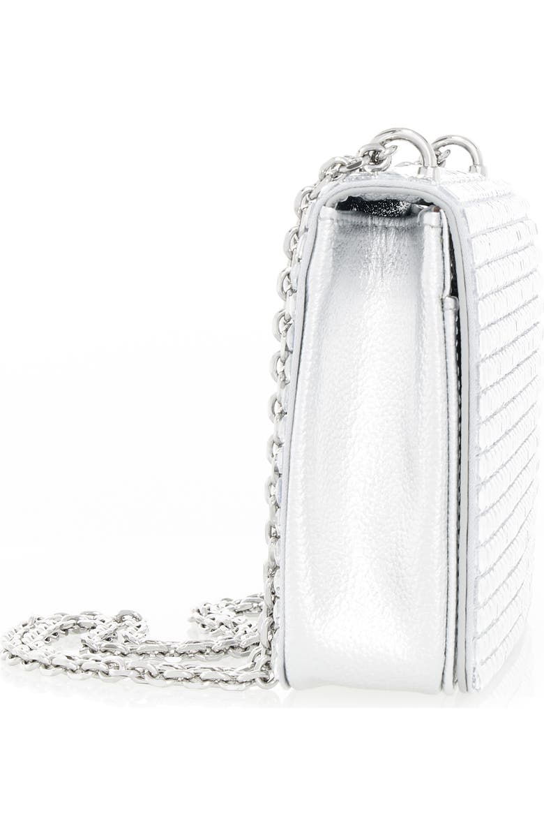 Judith Leiber Cricket Squares Crystal Embellished Clutch, Alternate, color,