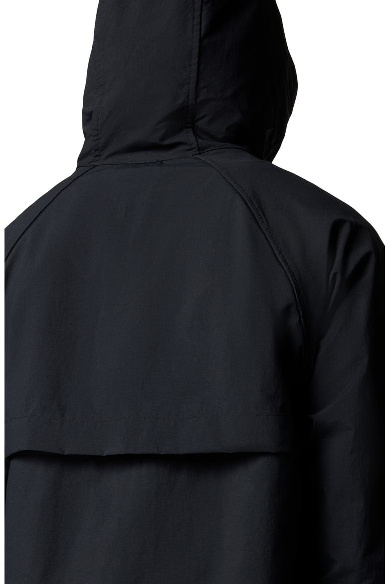 Spire Valley Water Repellent Windbreaker, Alternate, color, BLACK