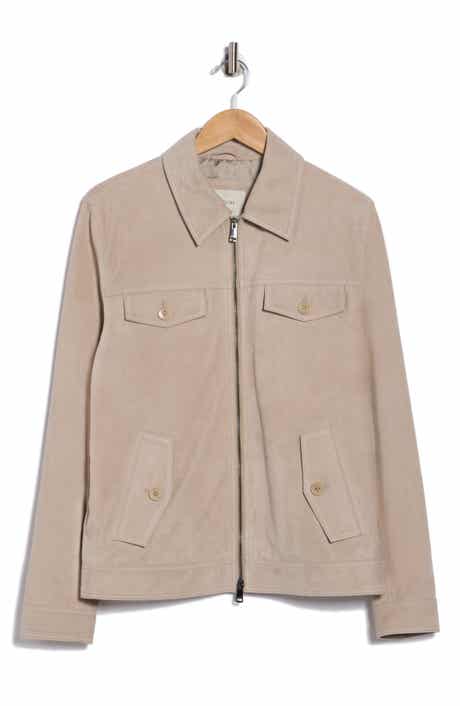 Bugatchi Suede Trucker Jacket