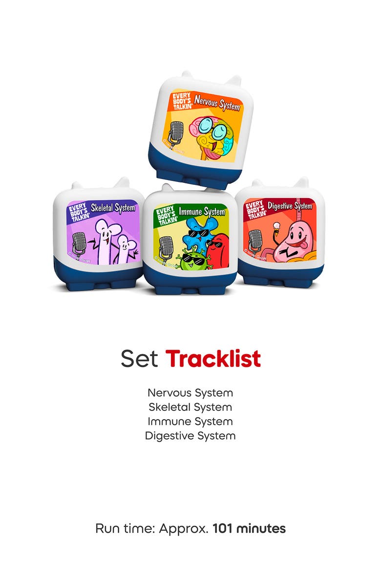 tonies Set of 4 Every Body's Talkin' Clever Tonies, Alternate, color, Multicolor