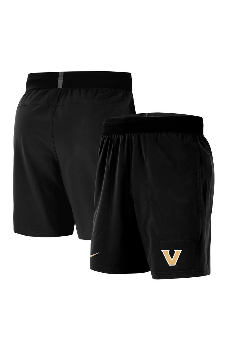 Nike Men's Nike Black Vanderbilt Commodores Player Shorts, Main, color, 