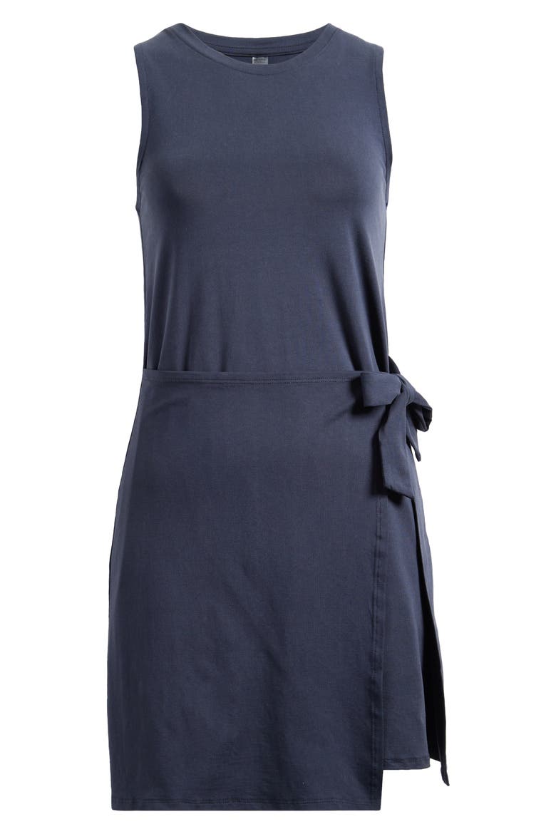 Meet Up Wrap Skirt Minidress, Alternate, color, NOCTURNAL NAVY