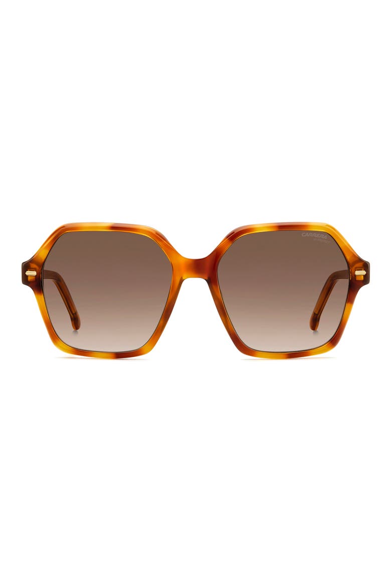 Carrera 3026/S 56mm Gradient Square Sunglasses, Main, color, HAVANA