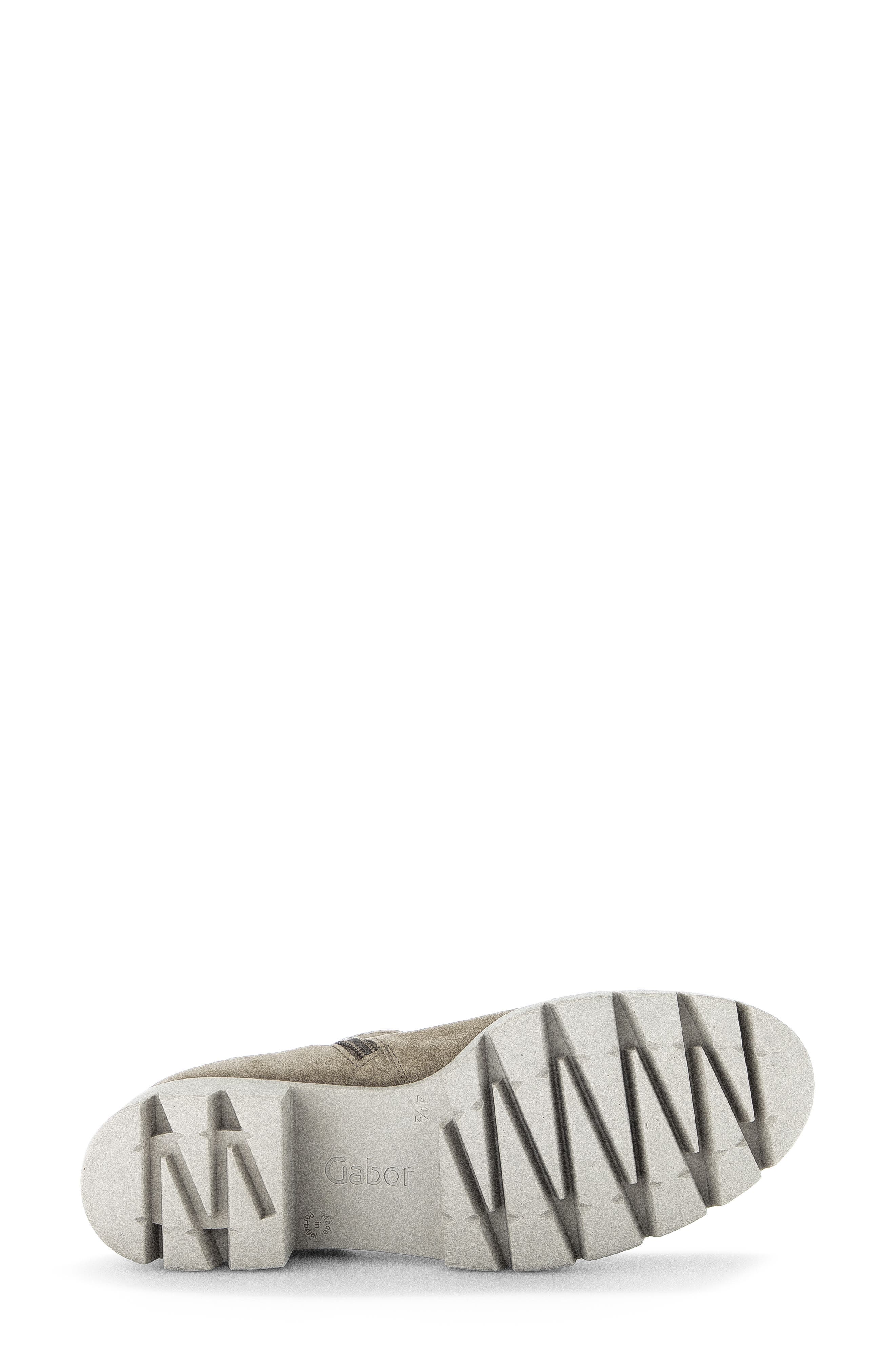 Gabor 71.710 Lug Sole Boot, Alternate, color, Kiesel