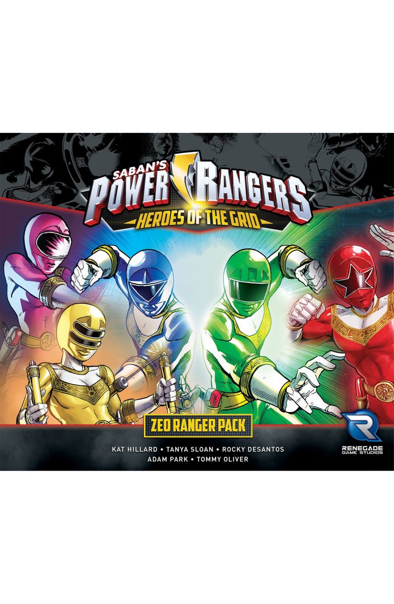 Renegade Game Studios Power Rangers Heroes of The Grid Zeo Ranger Pack, Alternate, color,
