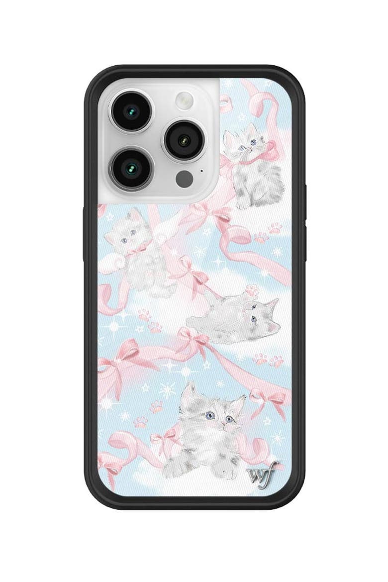 Kitten Around iPhone Case, Main, color, Blue