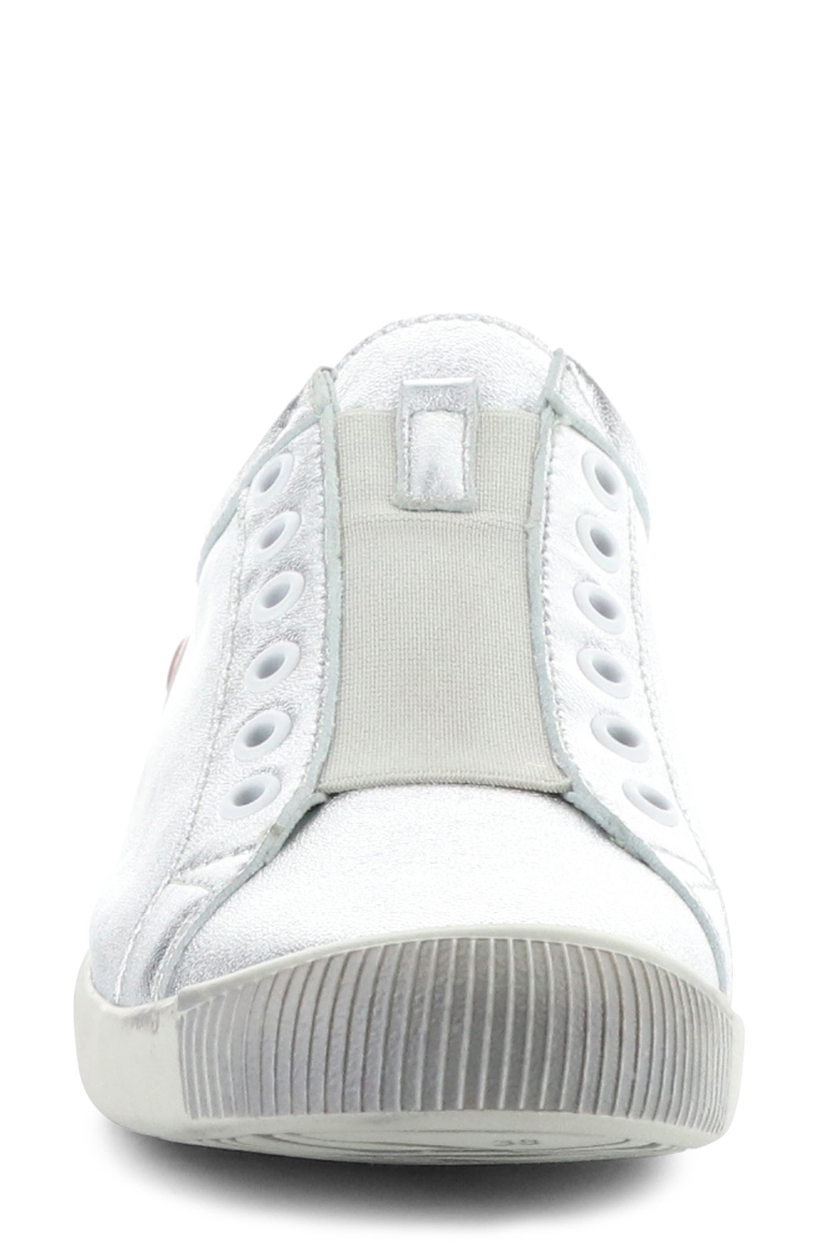 Softinos by Fly London Irit Low Top Sneaker, Alternate, color, Silver