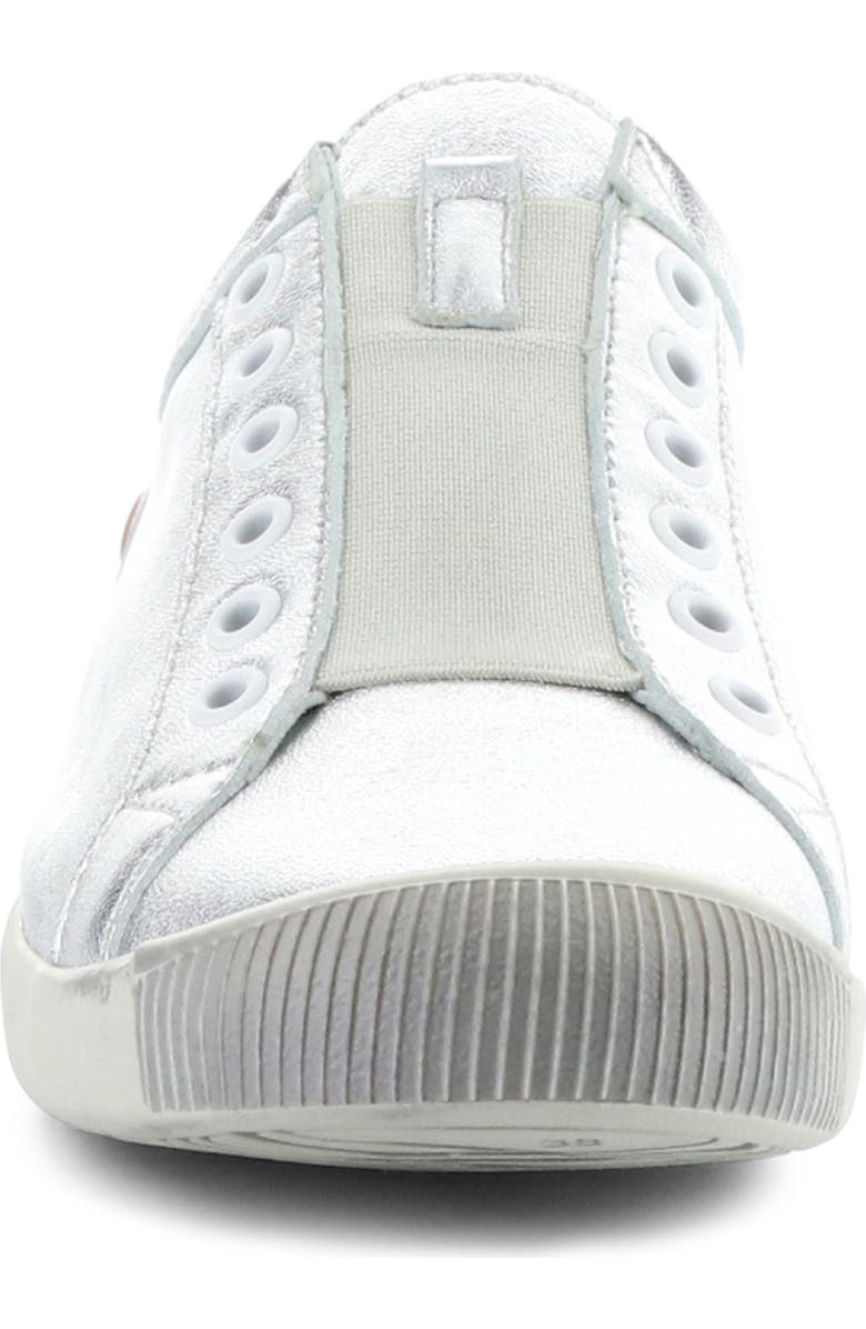Softinos by Fly London Irit Low Top Sneaker, Alternate, color, Silver