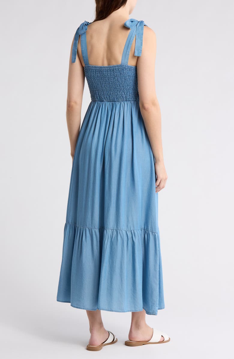 Blu Pepper Tie Shoulder Midi Dress, Alternate, color,