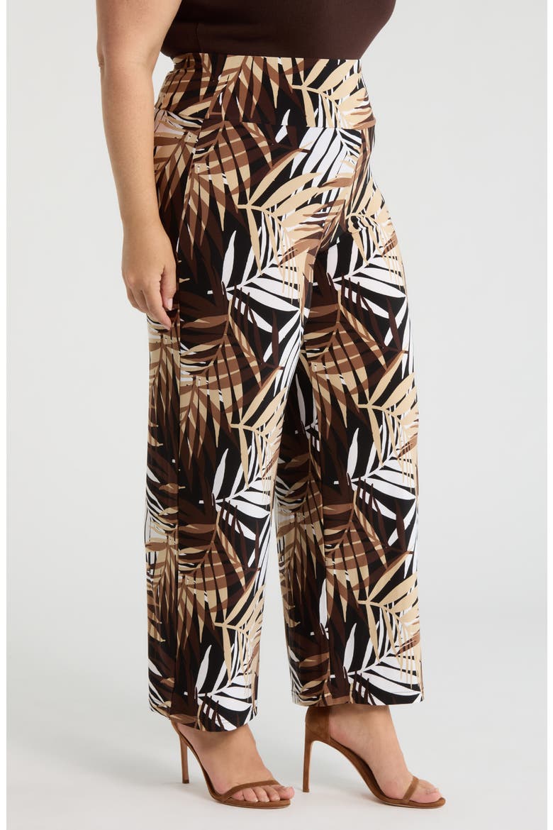 Printed High Waist Wide Leg Palazzo Pants, Alternate, color, ANNE BLACK MULTI
