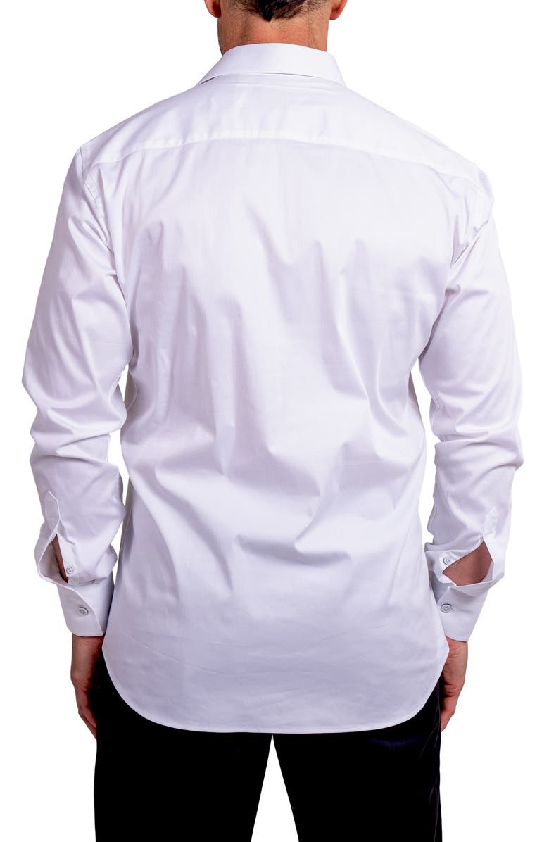 Maceoo Blacklabel Softstretch Ascension Button-Up Shirt, Alternate, color, White