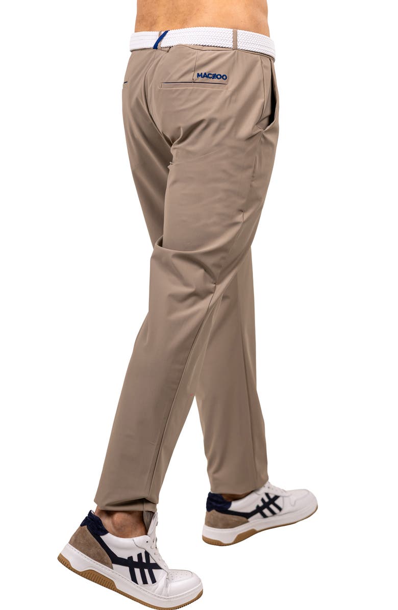 Maceoo Workout Stretch Straight Leg Pants, Alternate, color, Green/Beige