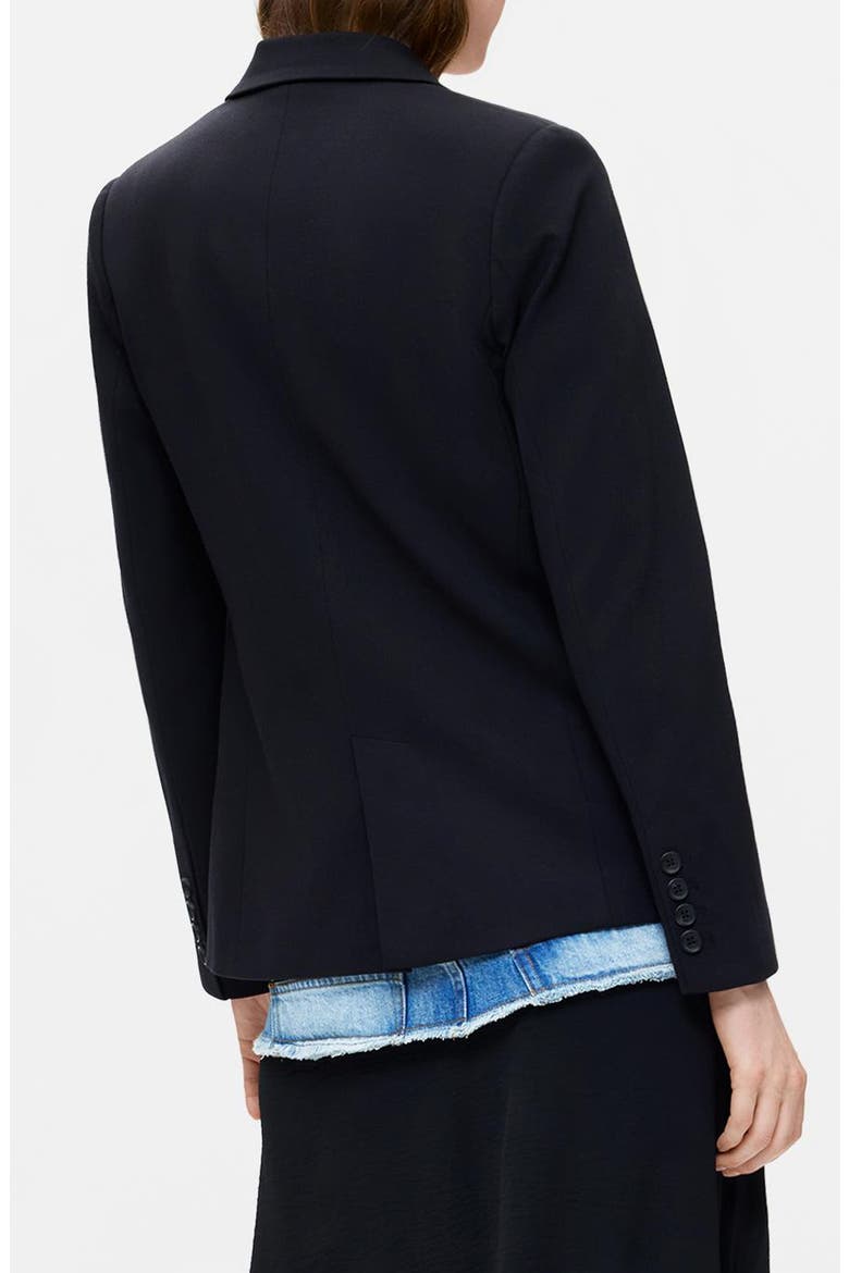Stretch Blazer, Main, color, BLACK