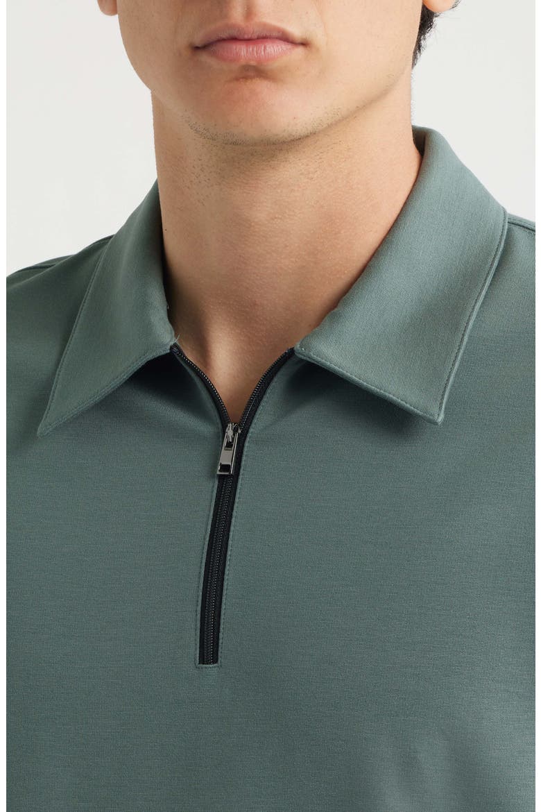Ryder Quarter Zip Polo, Alternate, color, LIGHT PINE GROVE - 2QL