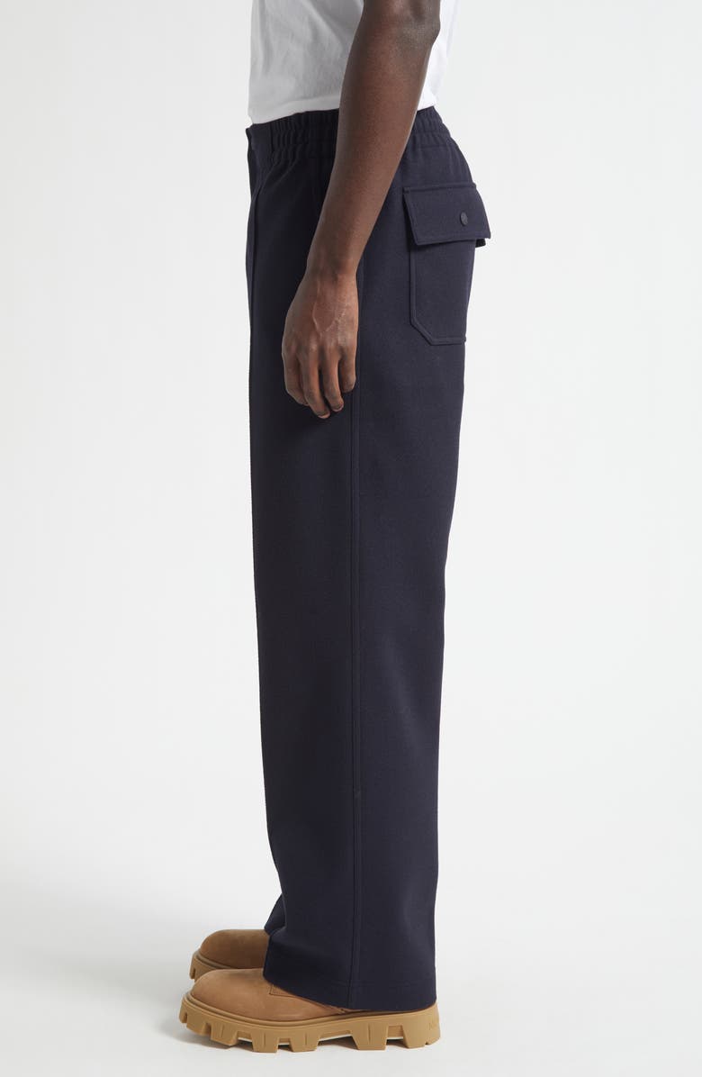 Moncler Interlock Carpenter Sweatpants, Alternate, color, Navy Blue