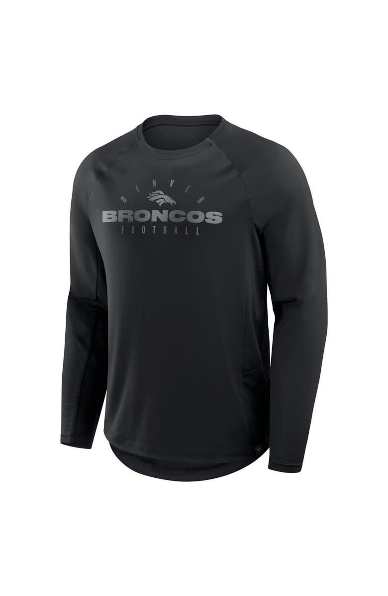FANATICS Men's Fanatics Black Denver Broncos Coverage Scheme Long Sleeve T-Shirt, Alternate, color, Black