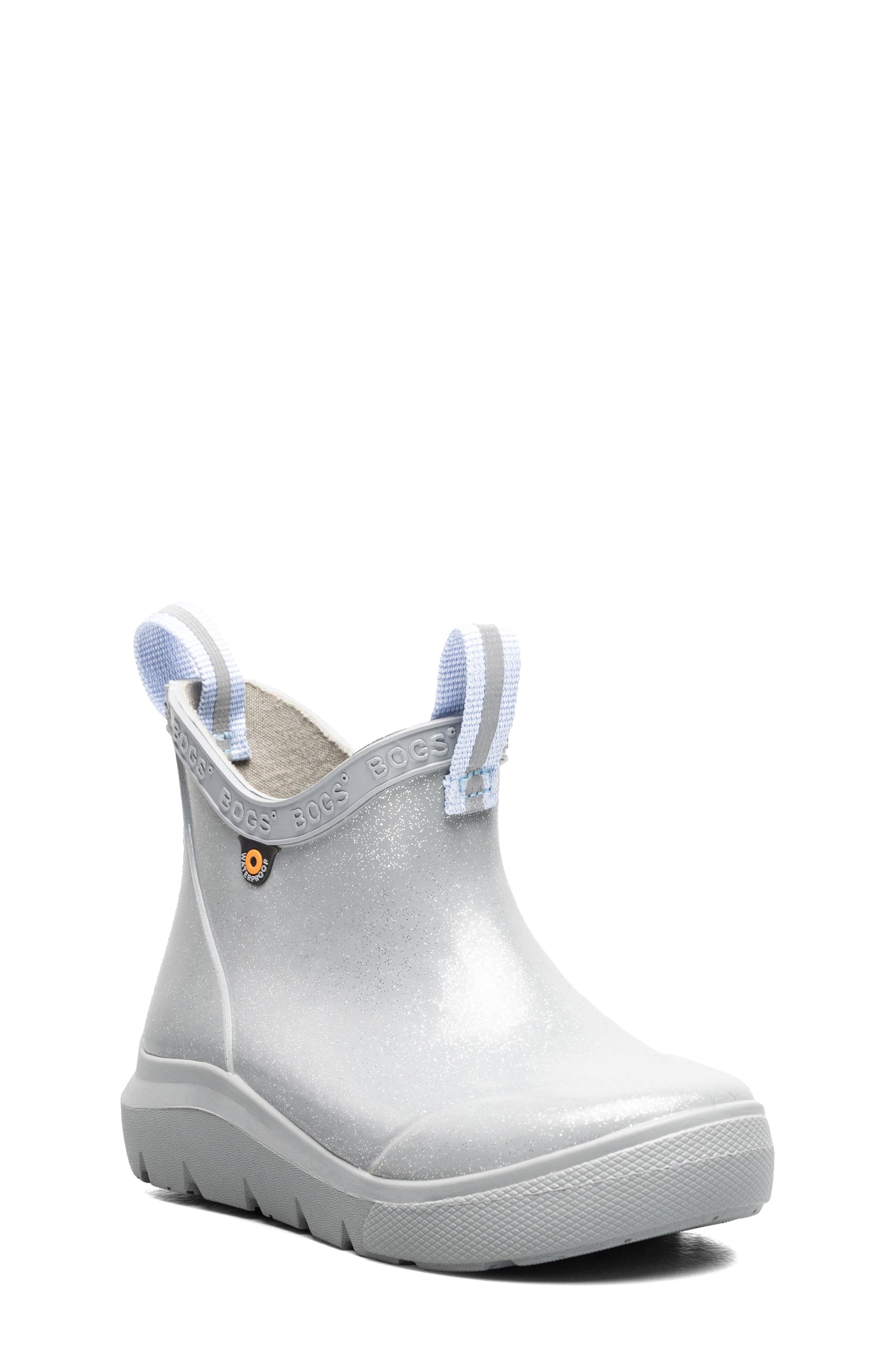Kids' Skyline Rain Boot, Main, color, SILVER