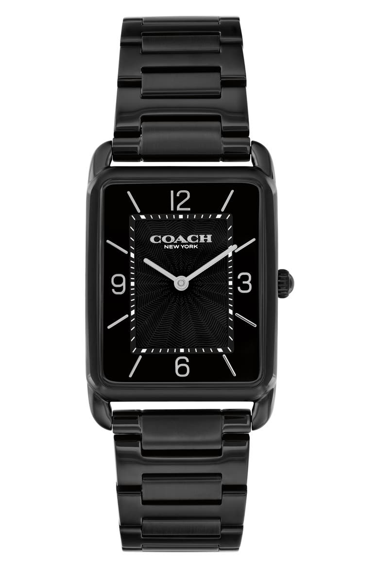 Elliot Bracelet Watch, 26mm, Main, color, BLACK