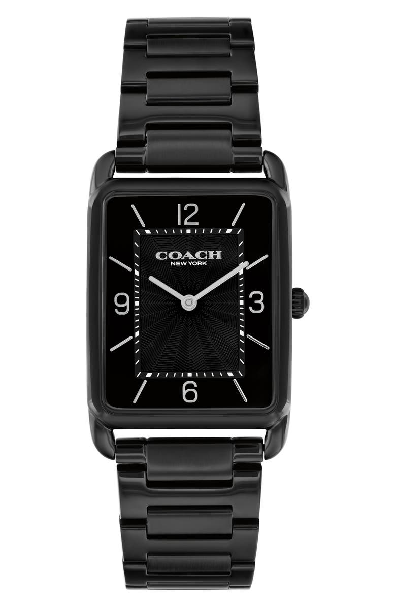 COACH Elliot Bracelet Watch, 26mm, Main, color, Black